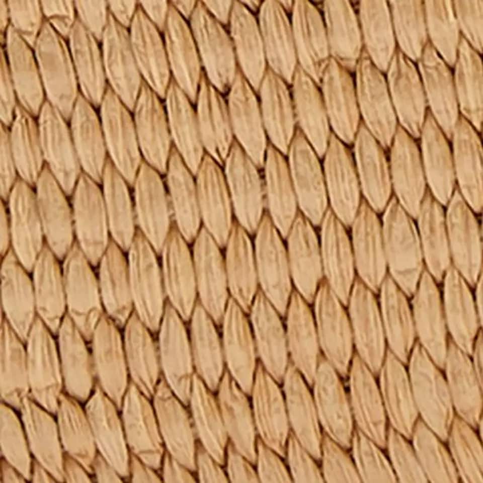 Natural beach raffia shoe material swatch