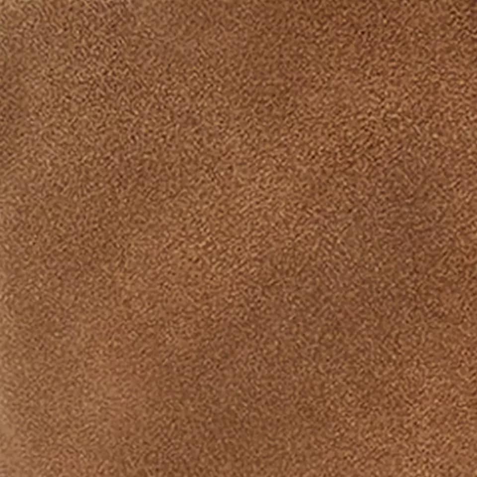 Brown sport suede shoe material swatch