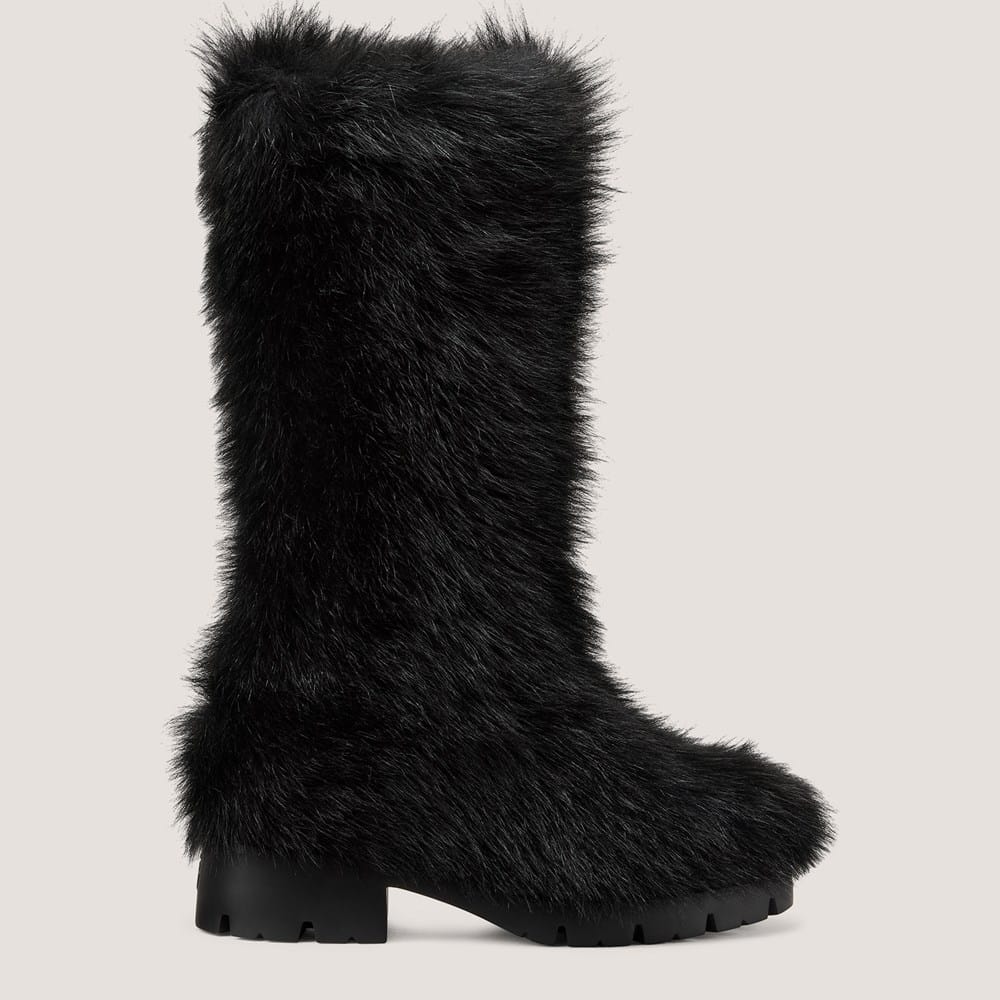 Hudson Shearling Knee-High Boot| Boots | Stuart Weitzman