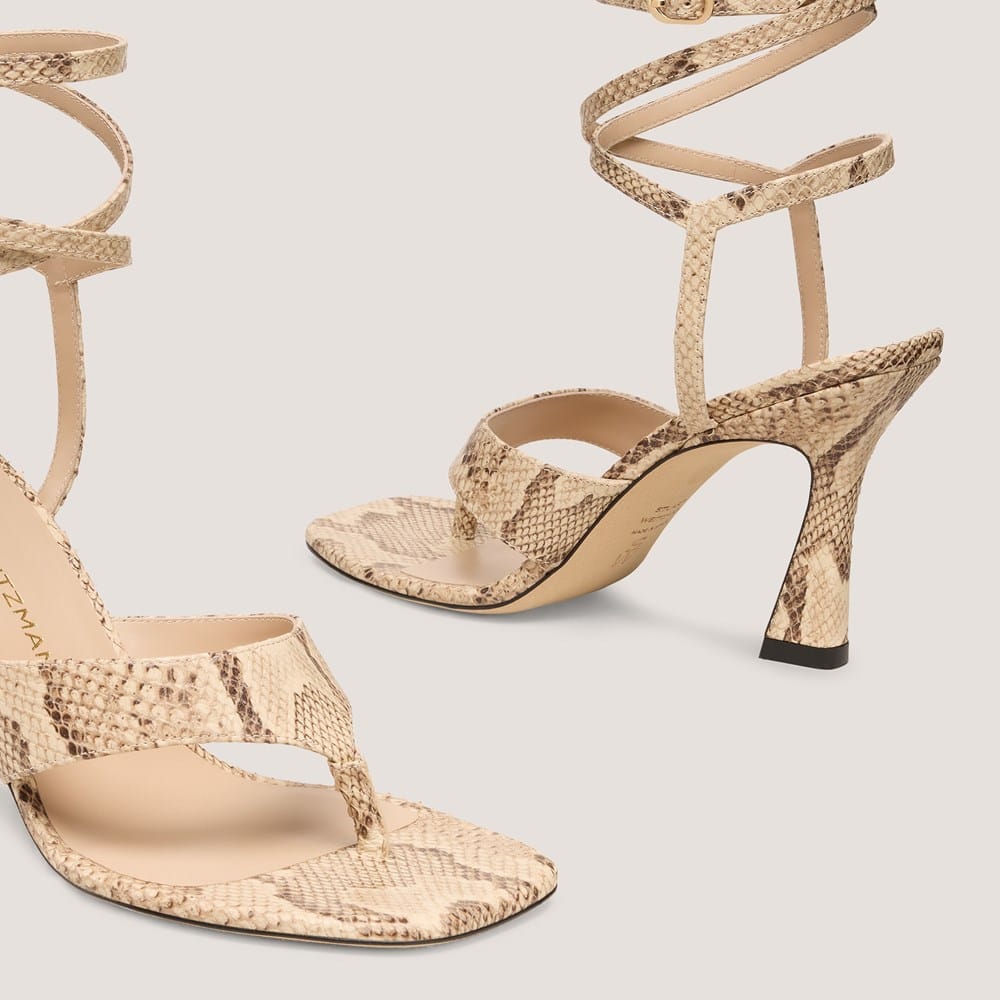 Vinnie Wrap Thong Sandal 85| Heels | Stuart Weitzman