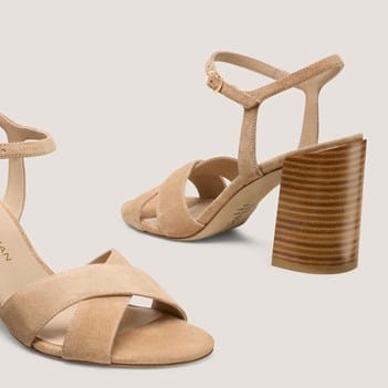 まとめ売り　Deck the Heels ミニチュアヒール4セット Alyssa Block-Heel Sandal 85 | Heels | Stuart Weitzman