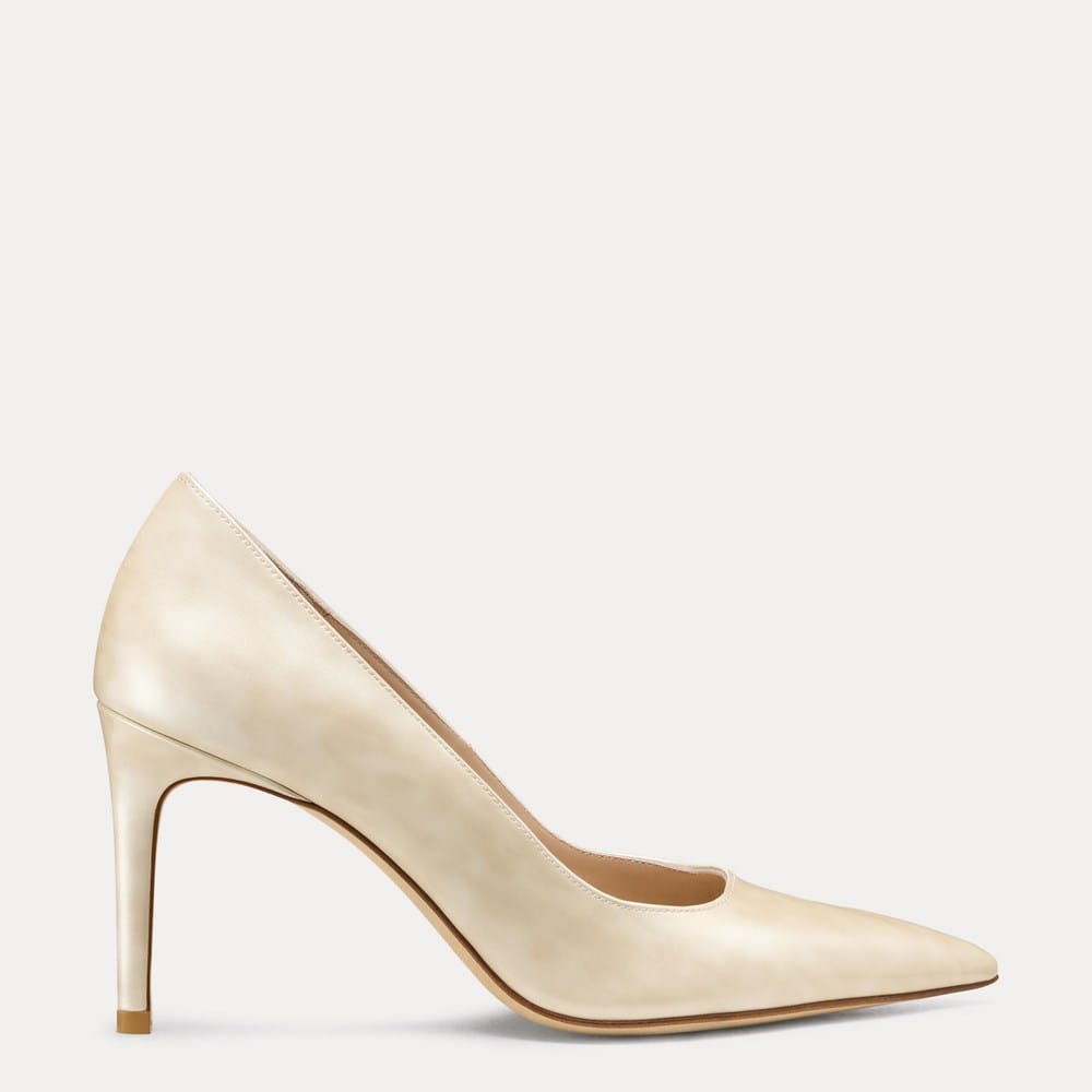 Escarpins Stuart Weitzman En Soie Marron - Taille US 8, Largeur AA (étroit) - Neufs Sans Boîte