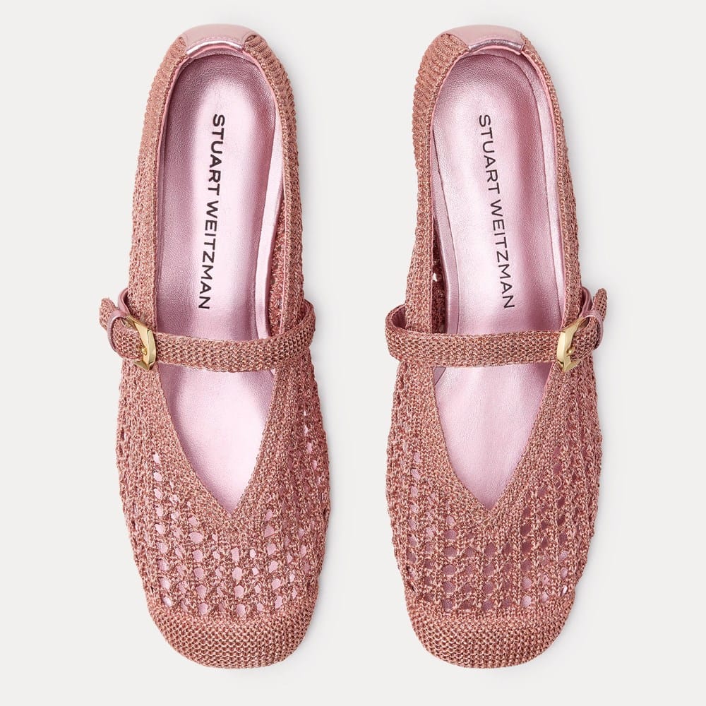Leora Woven Mary Jane Flat | Flats | Stuart Weitzman