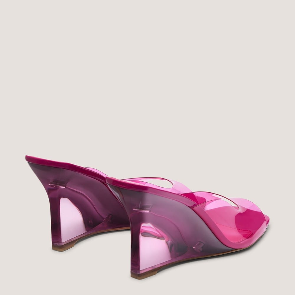 Vinnie Lucite Mule 85 | Heels | Stuart Weitzman