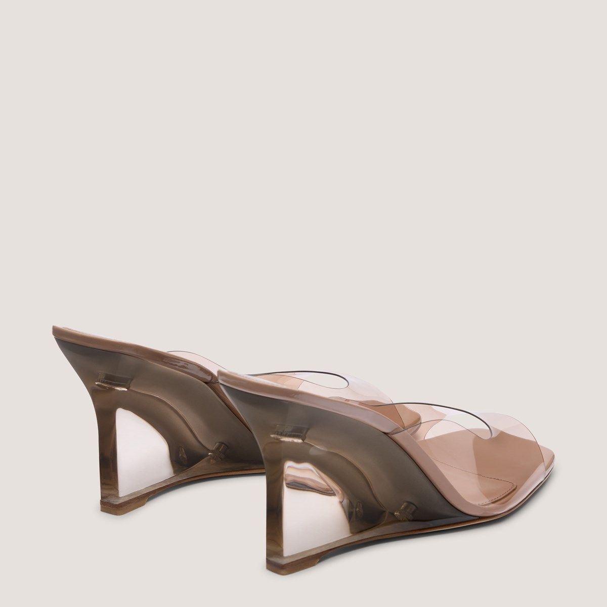 Vinnie Lucite Mule 85| Heels | Stuart Weitzman