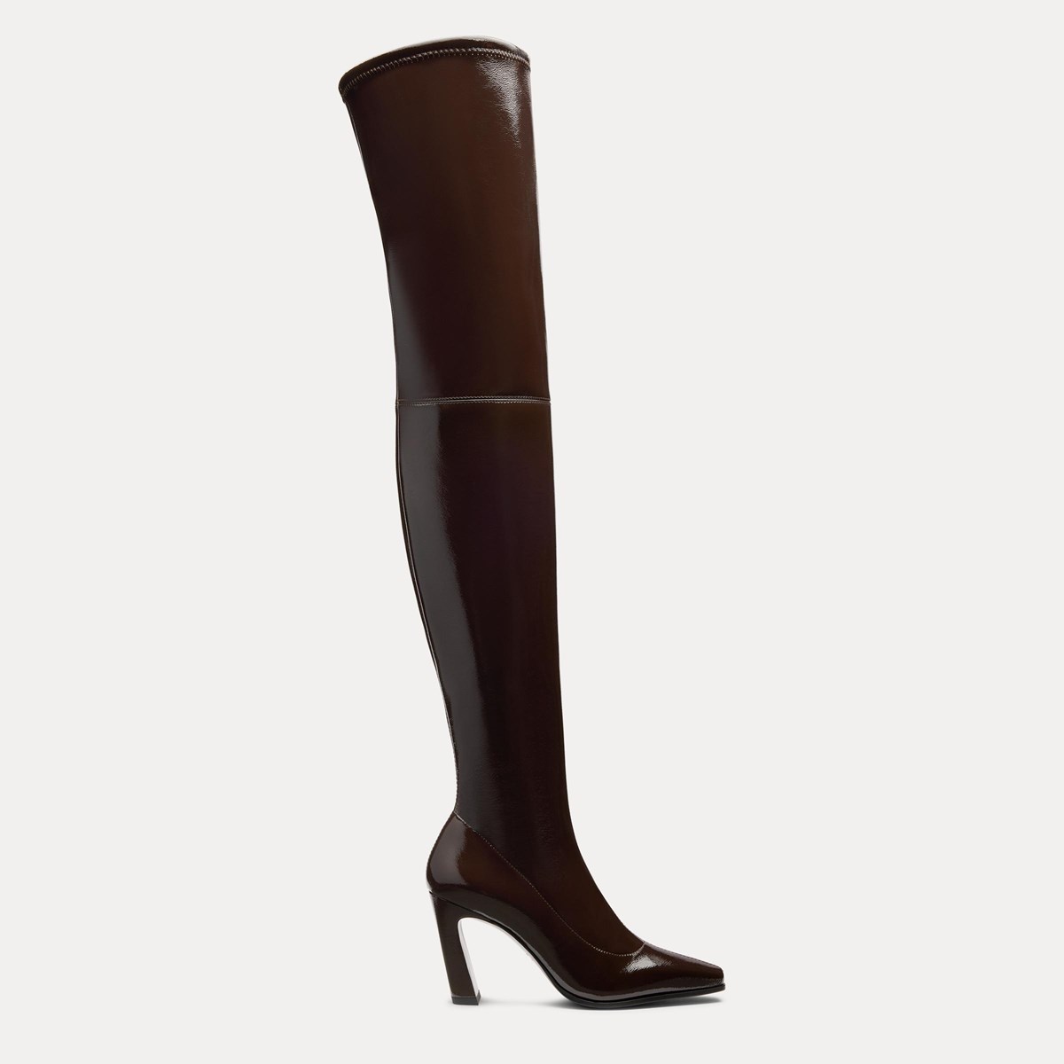 leather dress boots over the knee Women's Over-the-Knee sleeve_Cap Sleeves