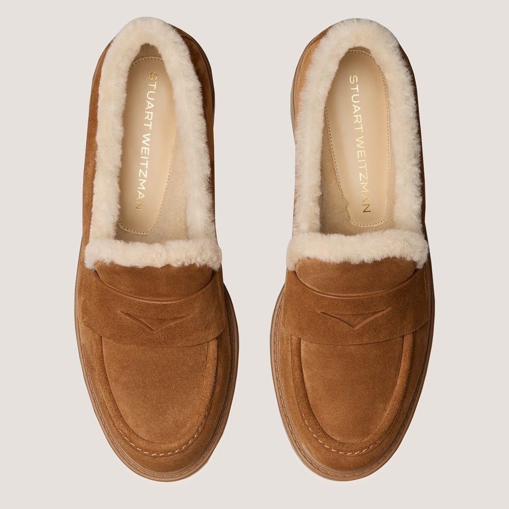 Celia Lite Shearling Loafer| Loafers | Stuart Weitzman