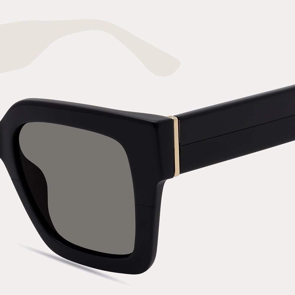 Two-Tone Oversized Square Sunglasses| Sunglasses | Stuart  display picture 3