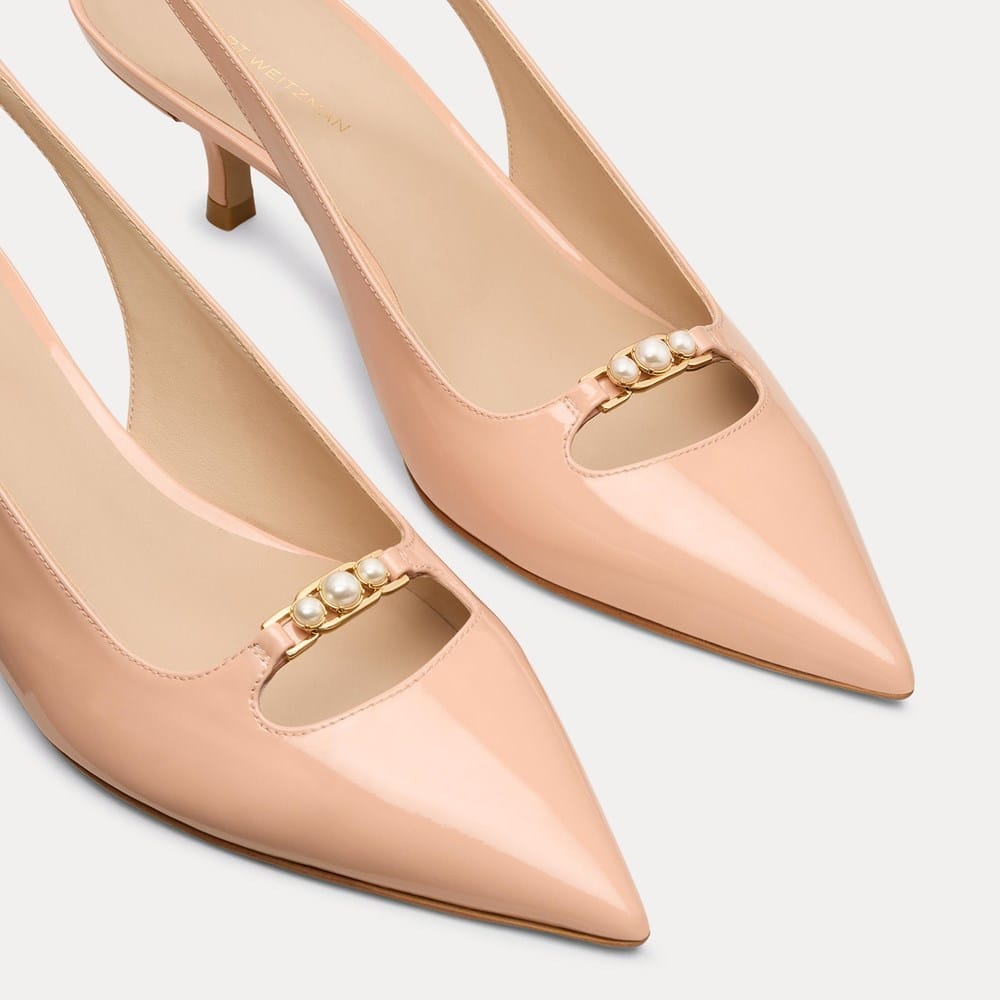 Emmaline Pearl Slingback Pump 50 | Heels | Stuart Weitzman