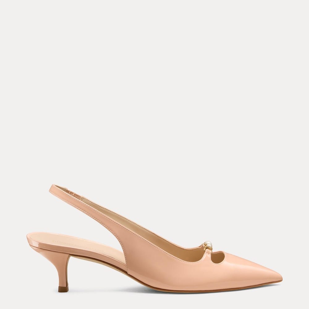 Emmaline Pearl Slingback Pump 50 | Heels | Stuart Weitzman