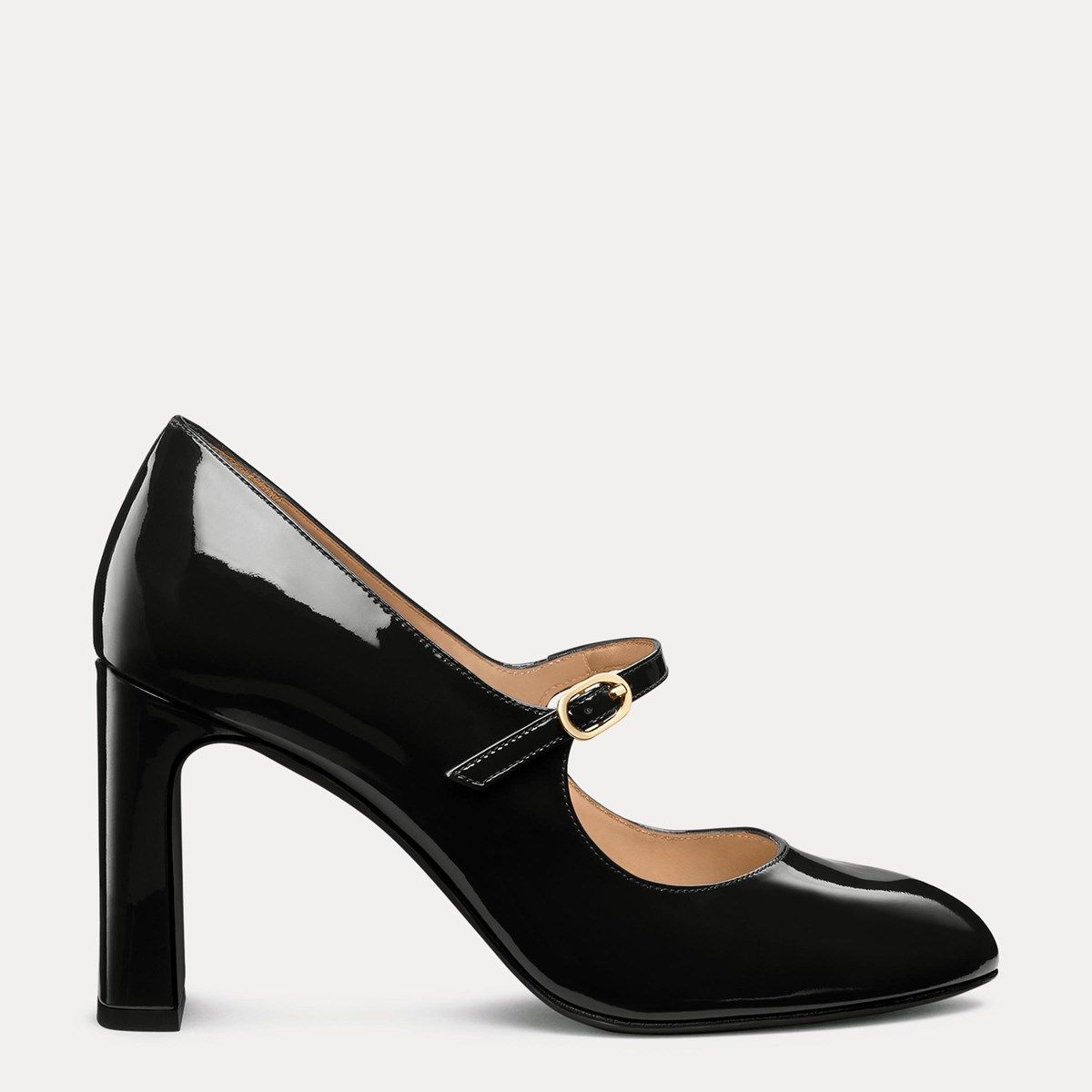 Stuart Weitzman Black Canvas Penny Loafer Heels Size 8.5 Office Chic Square Toe Amazon.com | Stuart Weitzman Women main image 4