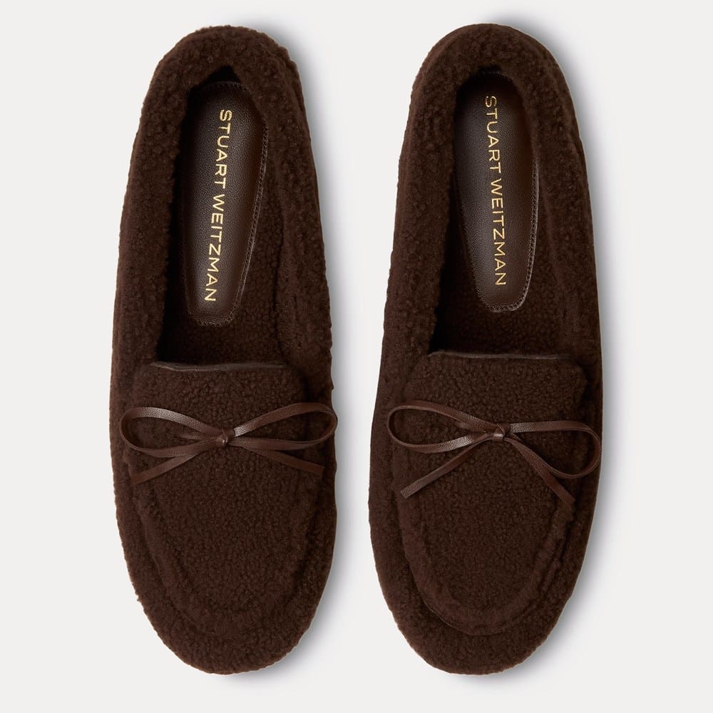 Britt Bow Shearling Loafer | Stuart Weitzman display picture 1