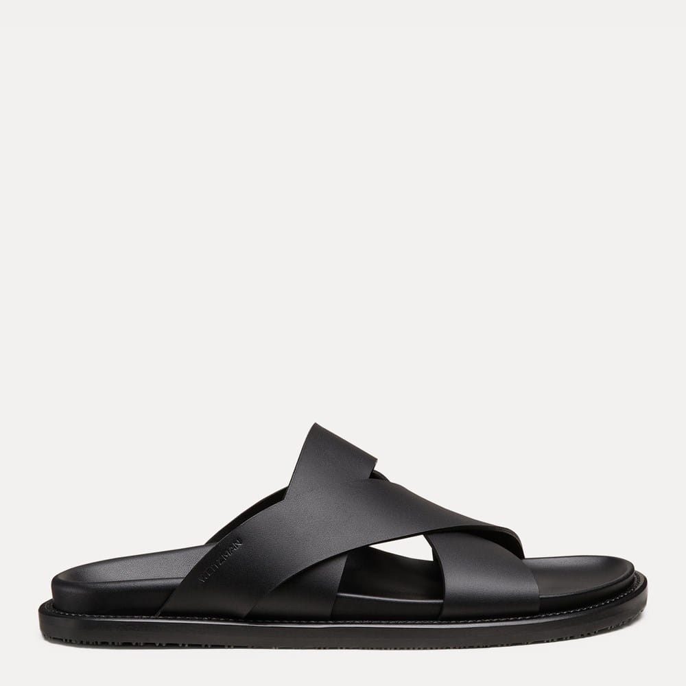 Stuart Weitzman Men Stuart Weitzman Black Slide Sandals display picture 1