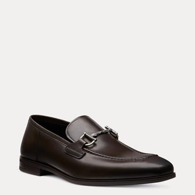 Stuart Weitzman Mens Cognac Brown Leather Tassel Lug Sole Loafers Made in‎ Spain Men main image 4