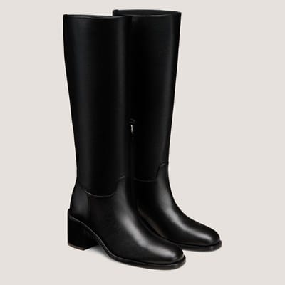 Chrystie Knee-High Moto Boot | Boots | Stuart Weitzman