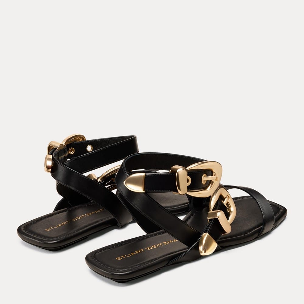 Sandales Compensées Stuart Weitzman à Lanières - Taille 4M US, Couleur écaille De Tortue - Neuf Sans Boîte