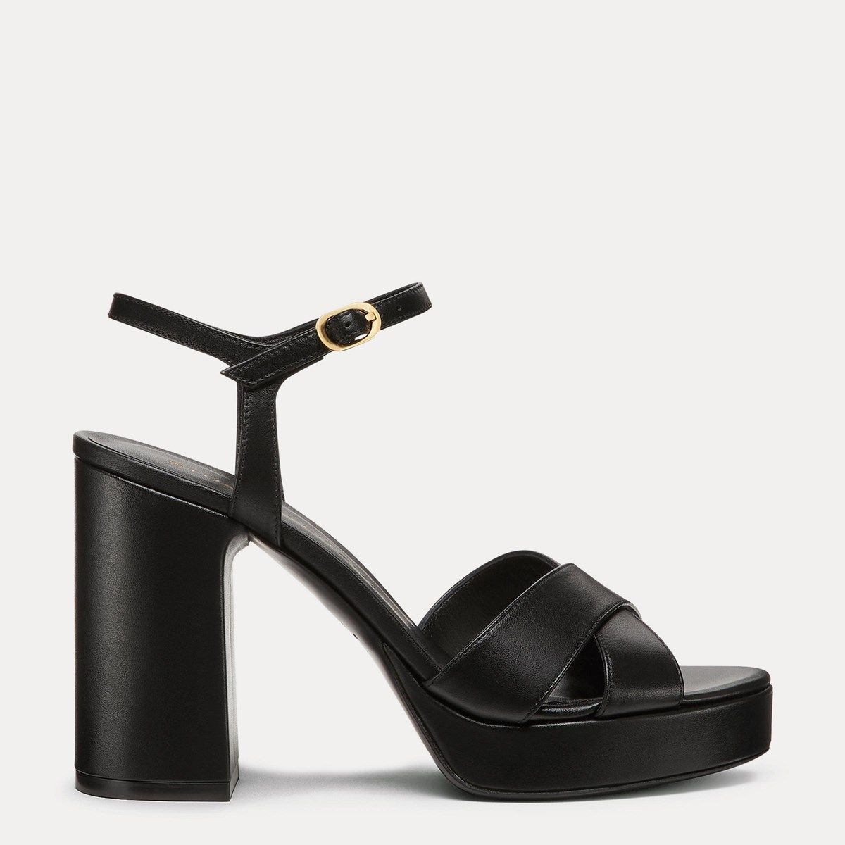 STUART WEITZMAN 黒スエード アンクルサンダル 39 Stuart Weitzman