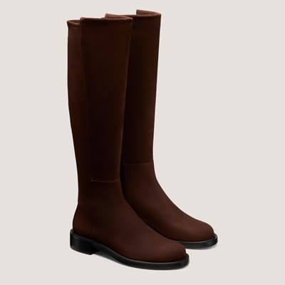 Chrystie Knee-High Moto Boot | Boots | Stuart Weitzman