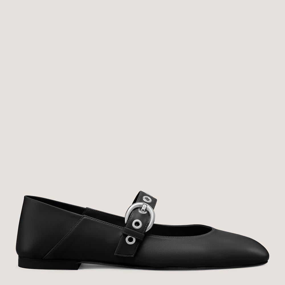 Supermoto Mary Jane Flat| Flats | Stuart Weitzman