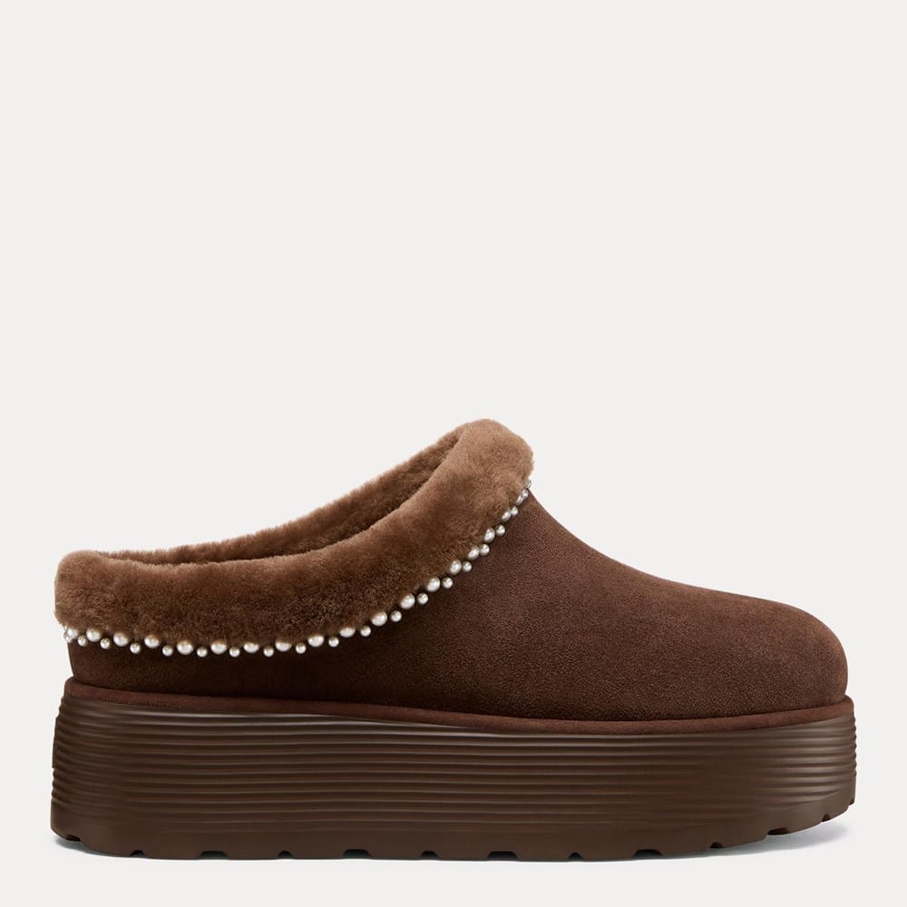 Nellie Pearl Flatform Mule | Flats | Stuart Weitzman