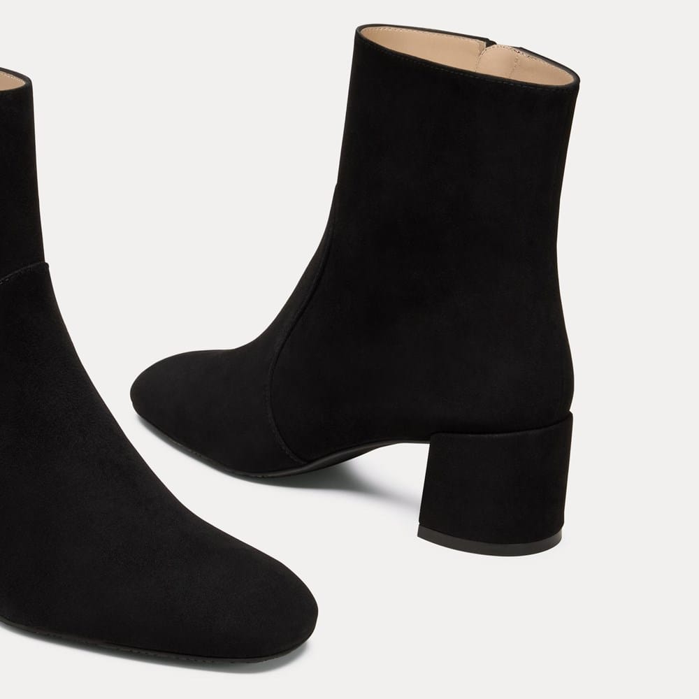 Maeve Zip Block-Heel Bootie | Boots | Stuart Weitzman